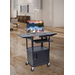 FSE 373-AVJ42KBCDL Adjustable-Height Steel AV Cart