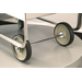 Lakeside 722 Heavy-Duty 32" x 19" 3-Shelf Utility Cart