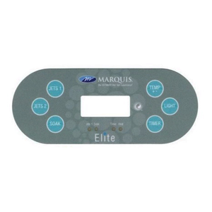 Marquis Spas Elite 6-Button Topside Overlay 650-0785