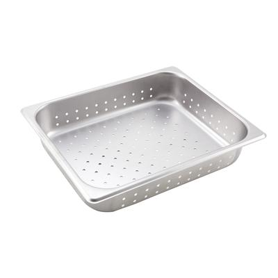 WINCO SPHP2 PERFORATED ANTI-JAM 1/2 SIZE, 2-1/2" D STEAM TABLE