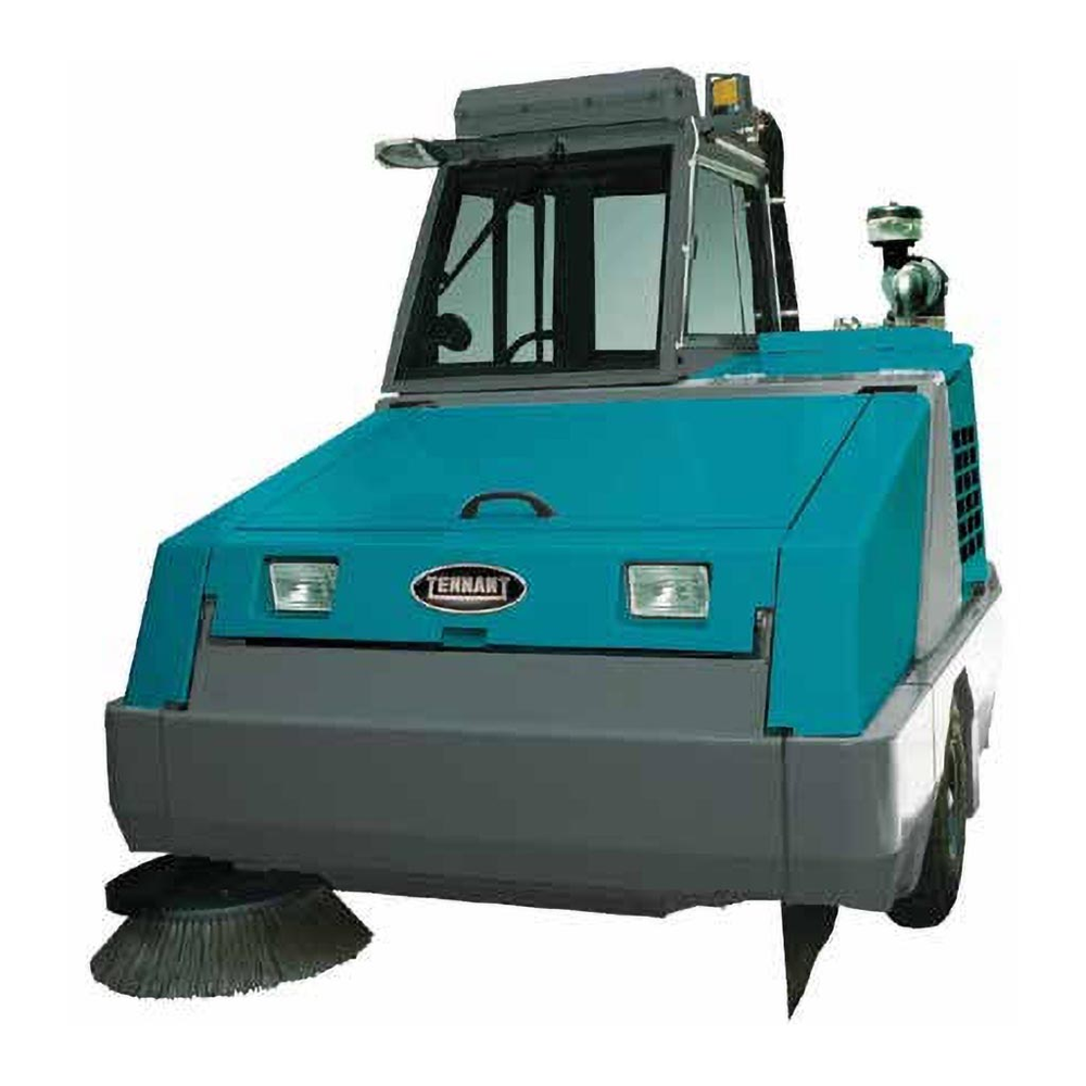 Reconditioned Tennant 800 Diesel Sweeper with Cab