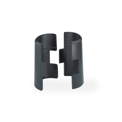 Metro 9985 Replacement Plastic Split Sleeves for Super Erecta Industrial Wire Shelving, Black, Pack of 4