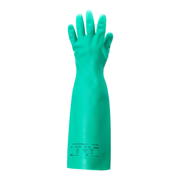 Nitrile Gloves - Chemical Resistant - 22 mil - 18" Length - Large