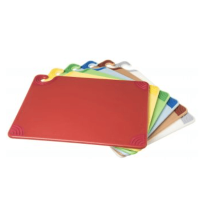 San Jamar CBG1824KC 18" x 24" Cutting Board Set of Six