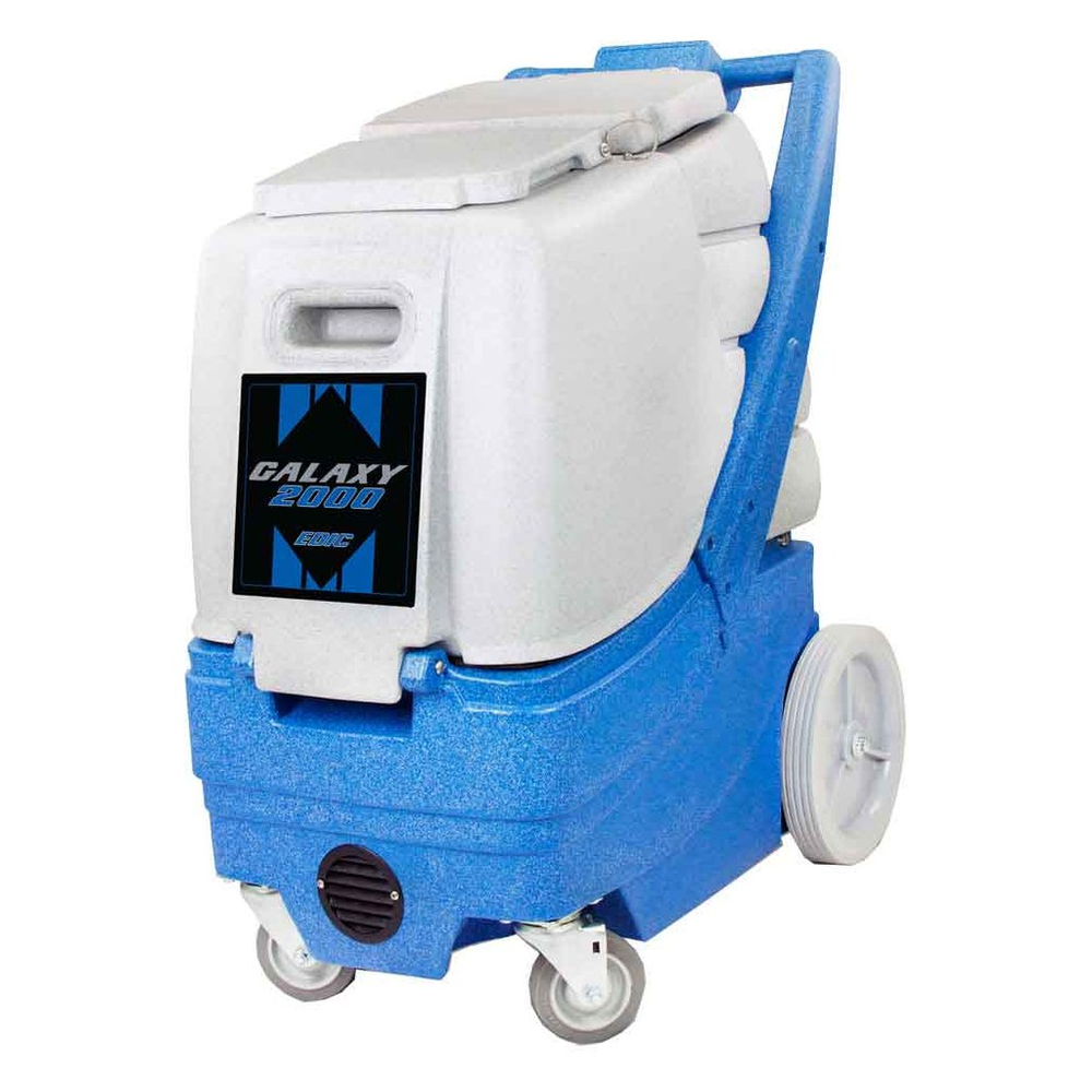 EDIC Galaxy 2000 carpet extractor, front angled view