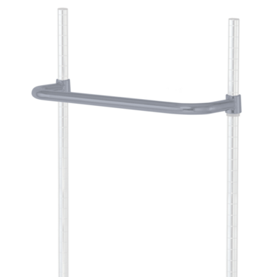 Quantum PH21GY Push Handle, 21"W, gray epoxy antimicrobial finis