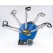 Clarke EX40 18LX carpet extractor showing handle positions