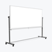 LUXOR MB9640WW 96"W x 40"H Double-Sided Magnetic Whiteboard