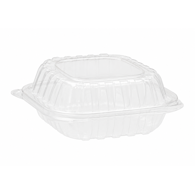 Empress ECLPPHL-66 6" x 6" Clear Hinged Container