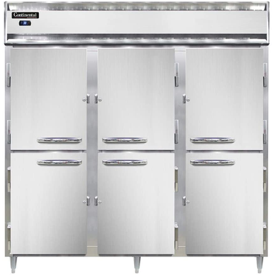 Continental Refrigeration DL3R-SS Designer Line Refrigerator Three Section