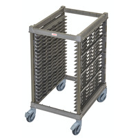 Cambro UPR1826HP12580 Ultimate (12) Pan Half Size End Load Sheet Pan Rack w/ Plastic Casters - Unassembled