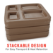 Cook's Insulated Grizzly Meal Tray Compartments
