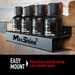 4 Bottle Ceramic Holder Wall Mou