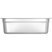 Carlisle 607124 Light-Duty 1/2 Size, 4" Deep Food Pan