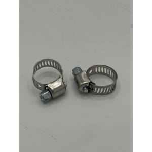 BREEZE 3504 -REF- SAE 4 5/8" MAX 1/4" MIN X 5/16" W HOSE CLAMP WORM GEAR TYPE M STAINLESS STEEL BAND W/ STEEL SCREW PLAIN / ZNCLR