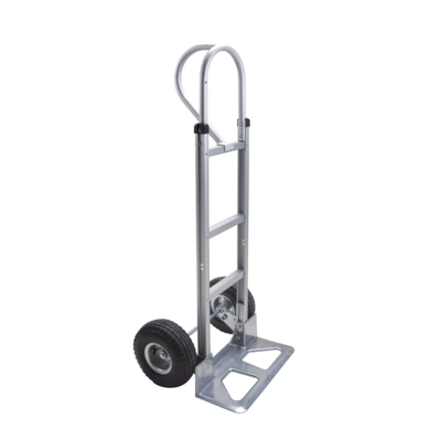 Hand Truck - Aluminum - P Handle - 500 lb Capacity - Pneumatic Wheels