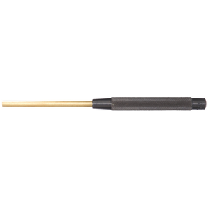 STARRETT B248C Brass Drive Pin Punch, 8"L X 1/4" Tip Diam.