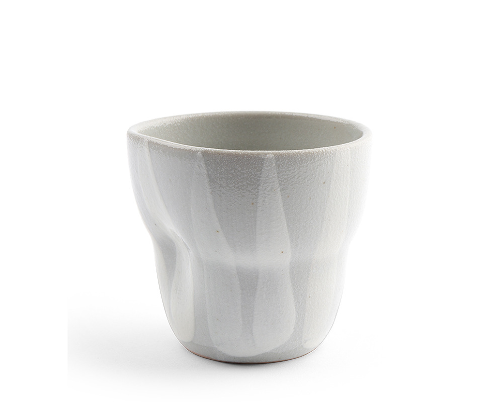 Teacup Indent Gray & White