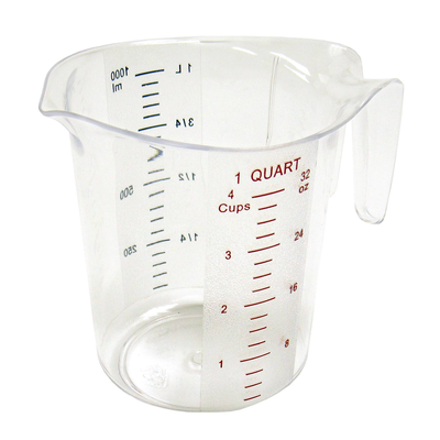 Winco PMCP-100 1 Qt. Measuring Cup