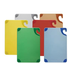 San Jamar CBG1218KC 12" x 18" Cutting Board Set of 6
