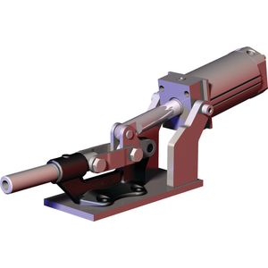 DE-STA-CO 850-ME Pneumatic Straight Line Action Clamp Wit G-Ports