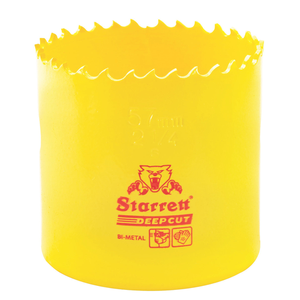 STARRETT DCH0214-G 2-1/4'' (57mm) NVP Deep Cut Bi-Metal Hole Saw
