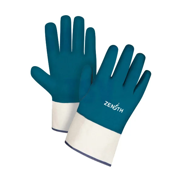 Coated Gloves - Nitrile - Fully Coated - Safety Cuff - 2X-Large