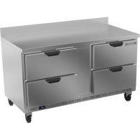 Beverage Air WTRD60AHC-4 Two-Section Worktop Refrigerator