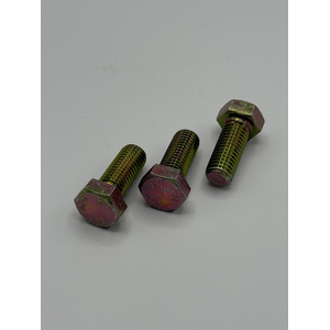 M20 - 2.5 X 50MM ISO 4017 FT HEX HEAD CAP SCREW 10.9 ZINC YELLOW