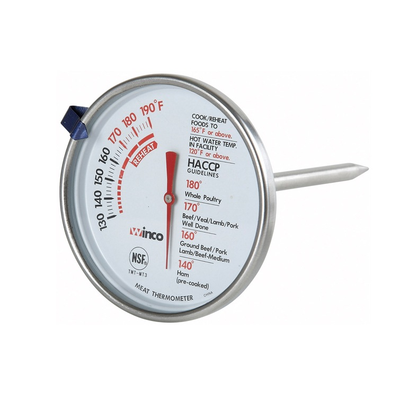 Winco TMT-MT3 Temperature Range 130° To 190° F Meat Thermometer