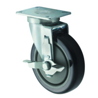 Winco CT-23B Universal Caster Set 5" Dia