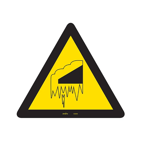 Falling Snow Sign - 12" x 12" - Vinyl - Pictogram