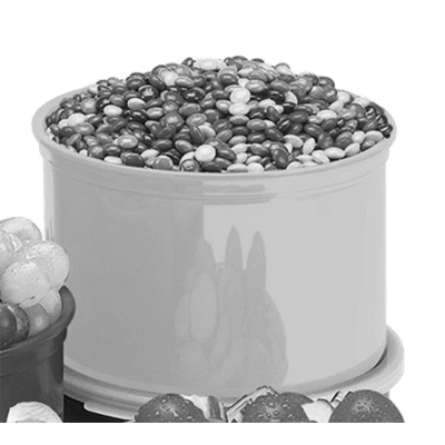 Cambro 1-1/2 Qt Crocks w/White Lids