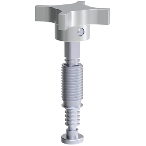 Carr Lane CL-16-BLKE-ZC Bar-Lok Quick Acting Screw Clamp, Knob Handle, Extra-Large Foot