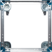 Carlisle C2222A14 Open Aluminum Rack Dolly with Handle