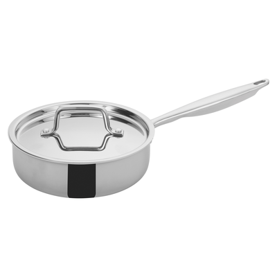 Winco TGET-2 2 Qt. Tri-Gen™ Induction-Ready Sauté Pan