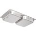Carlisle 607002D DuraPan™ Stainless Steel Full Size, 2-1/2" Deep