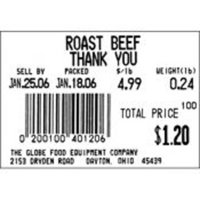 Globe Standard Labels for Globe Scale