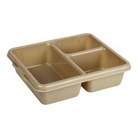 Cambro 9113CW133 Camwear Meal Delivery Tray 3-Compartment