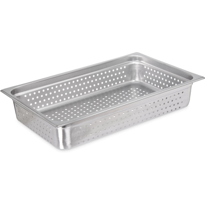 Carlisle 607004P Full Size, 4" Deep Perforated Food Pan