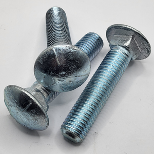 3/4" - 10 X 3 1/2" SQUARE NECK ROUND HEAD BOLT SAE J429 GR 5 ZINC CLEAR