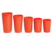 Cook's 16 oz. Co-Polymer Orange Tumblers