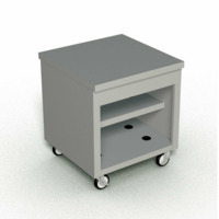 Duke Manufacturing 308-25PG Aeroserv Solid Top Unit Utility Counter