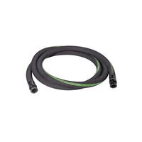 2" X 25' Green Stripe Shotcrete Hose with Heavy Duty Ends