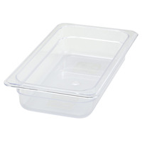 Winco SP7302 2-1/2" Polyware 1/3 Size Food Pan