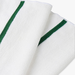 FSE 373-1010 Green Center Stripe Towels (Dozen)