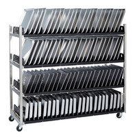 Cook's 630-7820S 78" Wide Sheet Pan Vented Tray Drying Rack