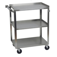 Focus 90411 Three-Tier 16"X24" S/S Cart 500Lb Capacity
