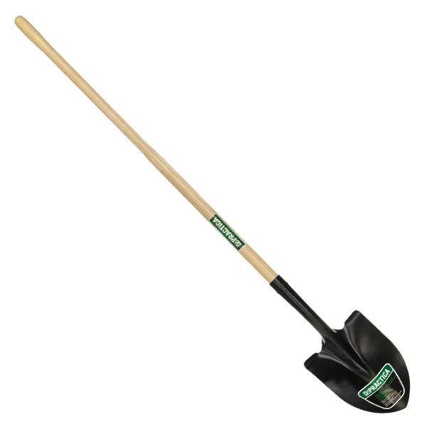 Round Point Shovel - 11-1/4" x 8-1/2" Blade - Steel