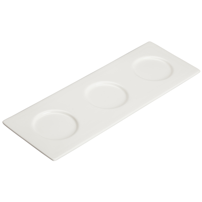 Winco WDP021-109 13-3/4" X 5" Trio Tray